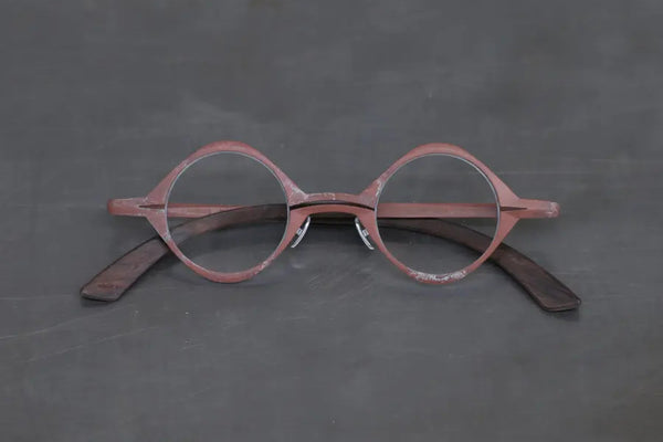 Rigards*DETAJ Rust Red Clear Glasses RG0825DT